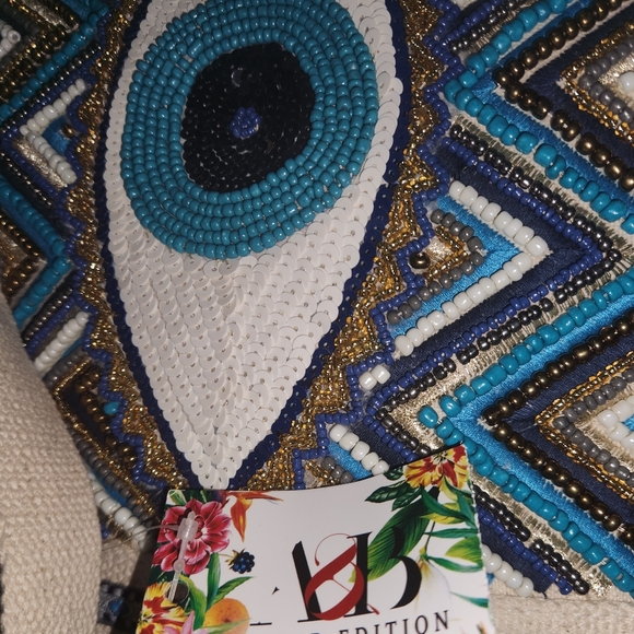 Grecian nights evil eye tote - Picture 12 of 13